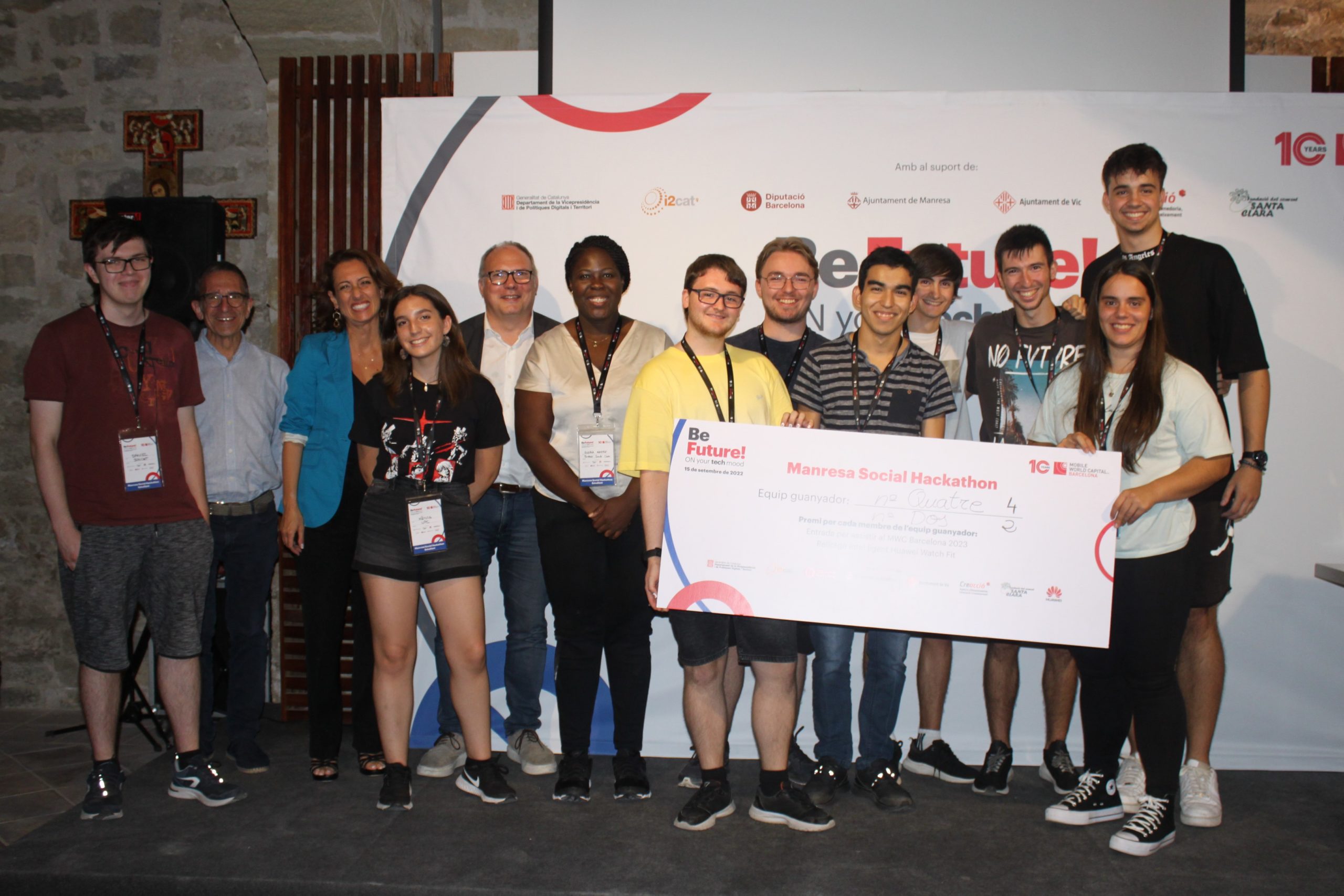 Els equips guanyadors de la ‘Manresa Social Hackathon’ reben un premi de 1.500€ per desenvolupar les seves solucions